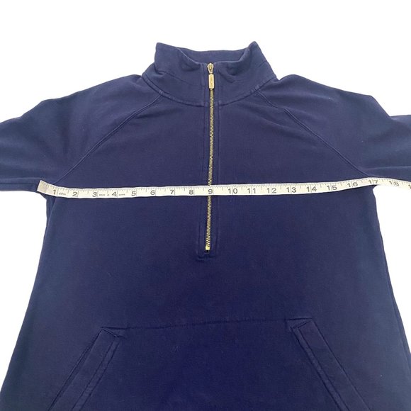 Lilly Pulitzer Skipper Navy‎ Blue Half Zip Popover Size XS - Picture 8 of 9